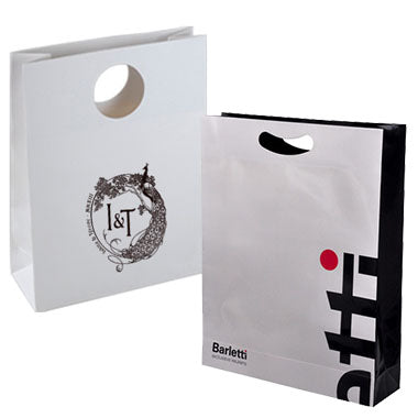 Die-cut handle Paper Shopping Bag