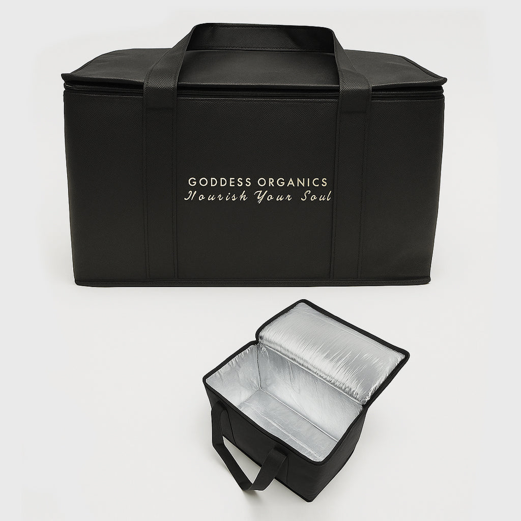 Reusable Insulated Food Delivery Bag with Zipper Closure Non-woven Fabric
