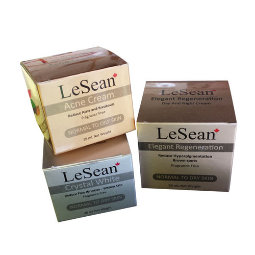Metallic Card-stock Cream Boxes