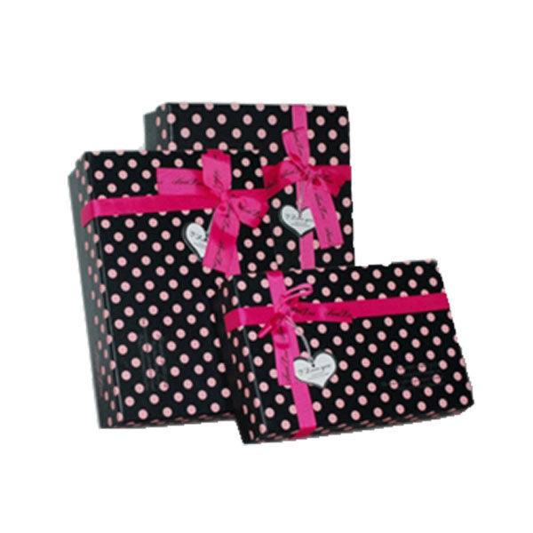 Tray + Cover Gift Box with Ribbon
