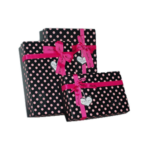 Tray + Cover Gift Box with Ribbon