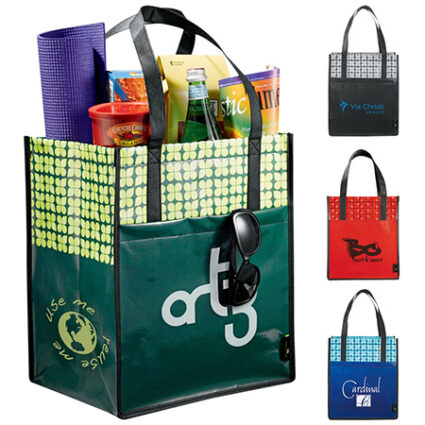 Laminated Non-woven Shopping Bags with Insert Pocket