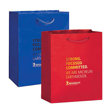 Foil Hot Stamped Laminated Shopping Bag
