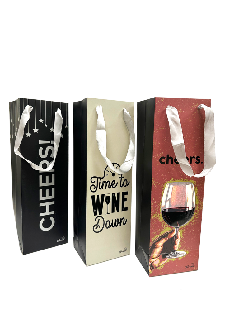Imperial Laminated Paper Wine Gift Bag