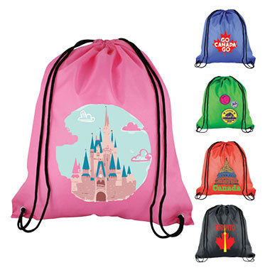 Drawstring Nylon Backpack