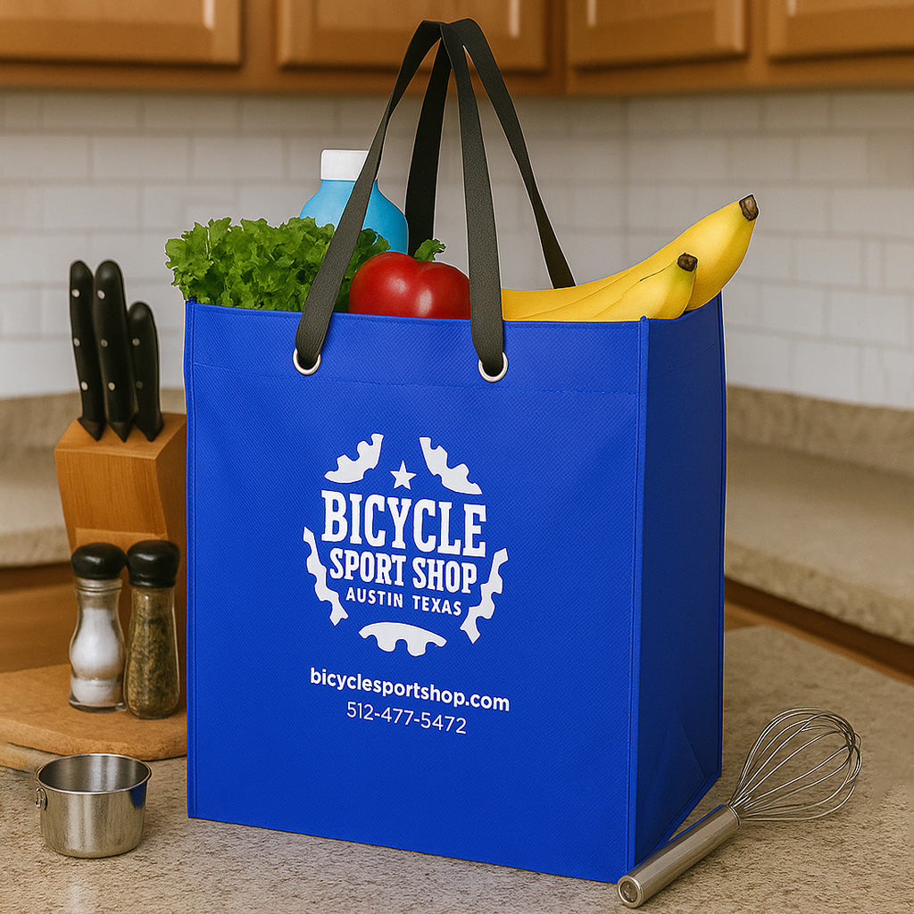 Reusable Non-woven Shopping Bags with Grommets Reinforced Handle