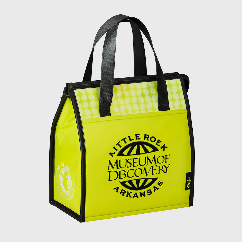 Laminated Nonwoven Insulated Cooler Bag with Zipper Closure